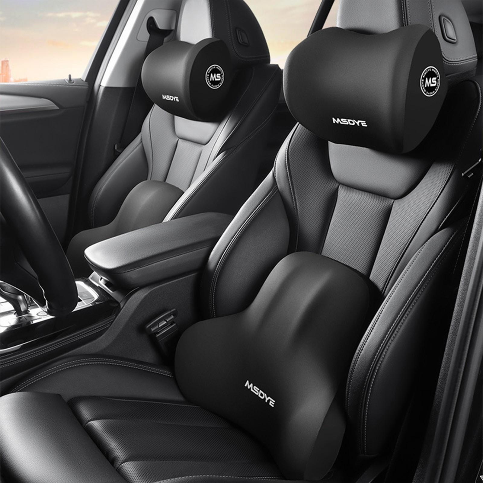 

Car Waist Support, Car Seat Support, Memory Cotton Pillow One Size чёрный