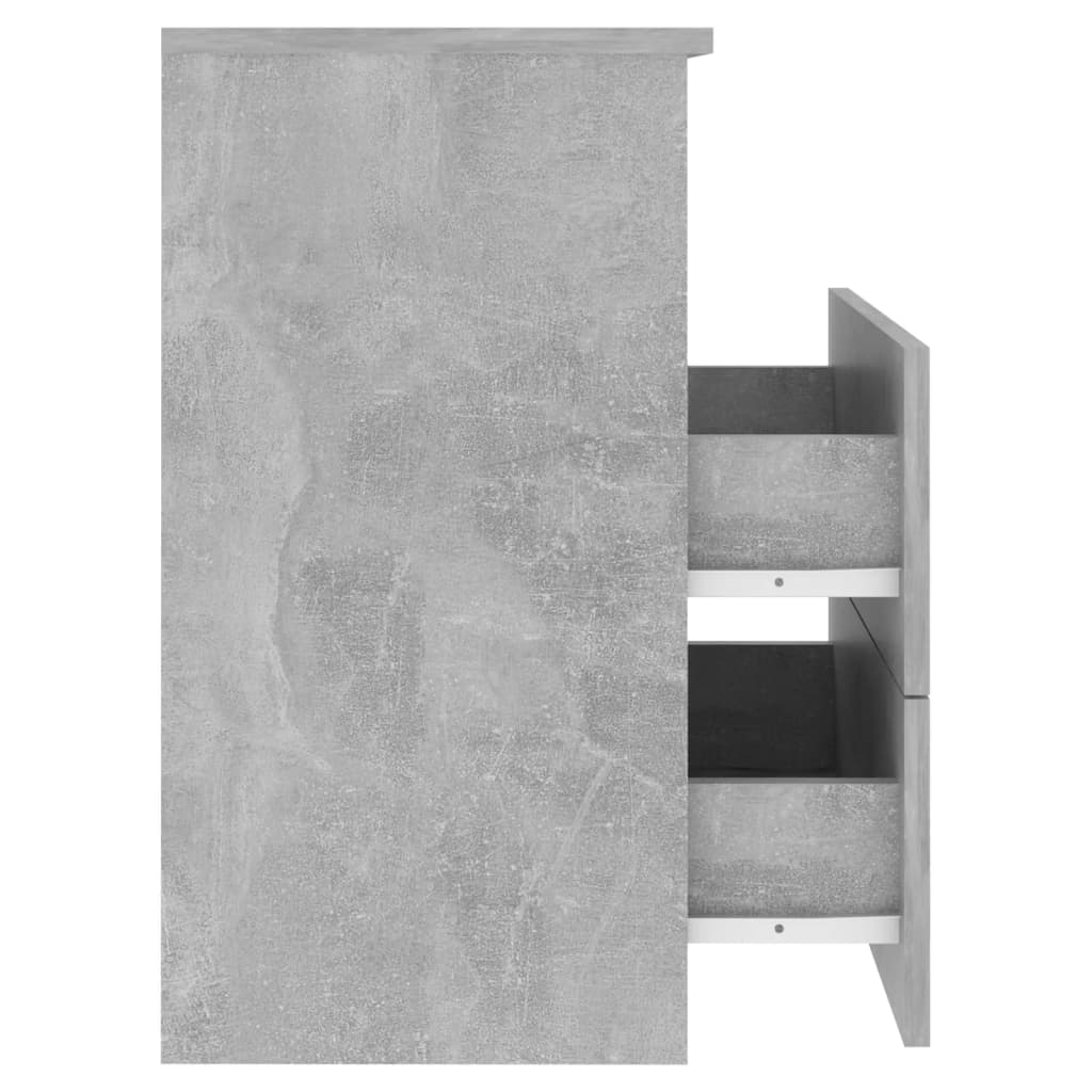 Vidaxl Szafki Nocne, 2 Szt., Szarość Betonu, 50X32X60 Cm