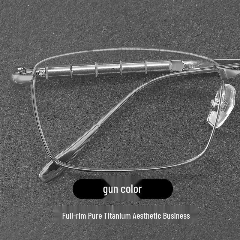 

Мужские Сверхлегкие Большие Квадратные Оправы для Очков из Чистого Титана, Японский Стиль, Очки для Миопии, Ретро Бизнес Дизайн