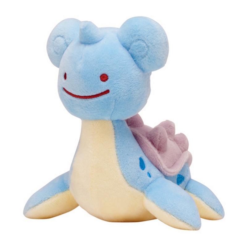New Arrival Pokemon Plush Toy Set Featuring Ditto Lapras And Dragonite Soft Dolls