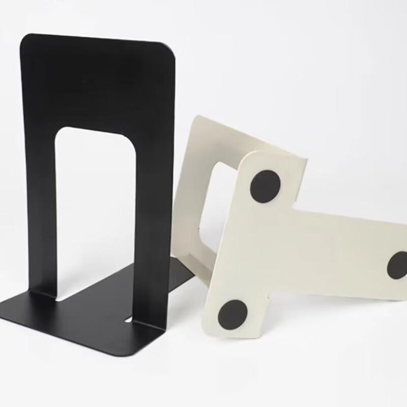 XETEN Retractable Iron Bookend, Extra Large Black