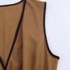 Kaslead New Women Clothes Western Style Fashion Simple Belt Midi Dress 8651379