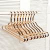 10 Stück Aluminiumlegierung Kleiderbügel Goldfarben Langlebig Haushalts Mantel   Zubehör Organizer Erwachsene Kinder Hängend