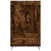 Highboard Smoked Oak 69.5x31x115 cm Engineered Wood