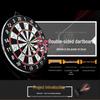 Double-Sided Flocking Dartboard Set