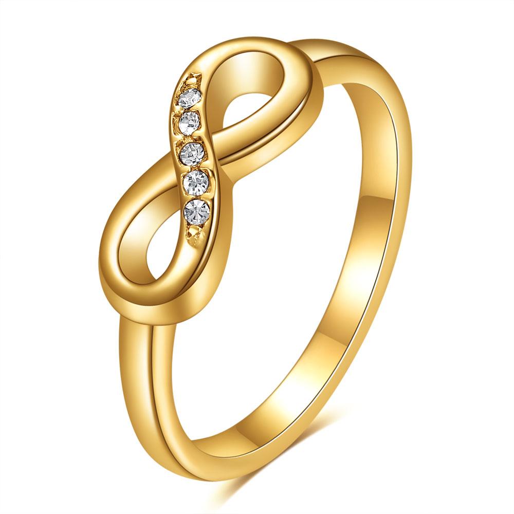 Tiny Infinity Promise Ring Eternal Love and Friendship Band with Cz Dainty and Trendy Design By TILO Anniversary Gift