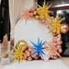 Sternförmige Folienballons, 22 Zoll sternförmige Ballons für Geburtstag, Jubiläum, Babyparty, Hochzeit