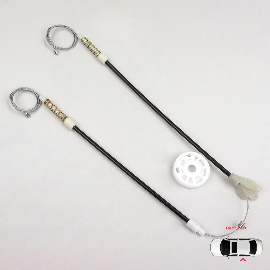 BWR5115 Electric Window Regulator Repair Set Rear Left for VW Golf MK3 1991-1998 5-Door Vento Jetta 1H2 1992-1999 1H4839461A