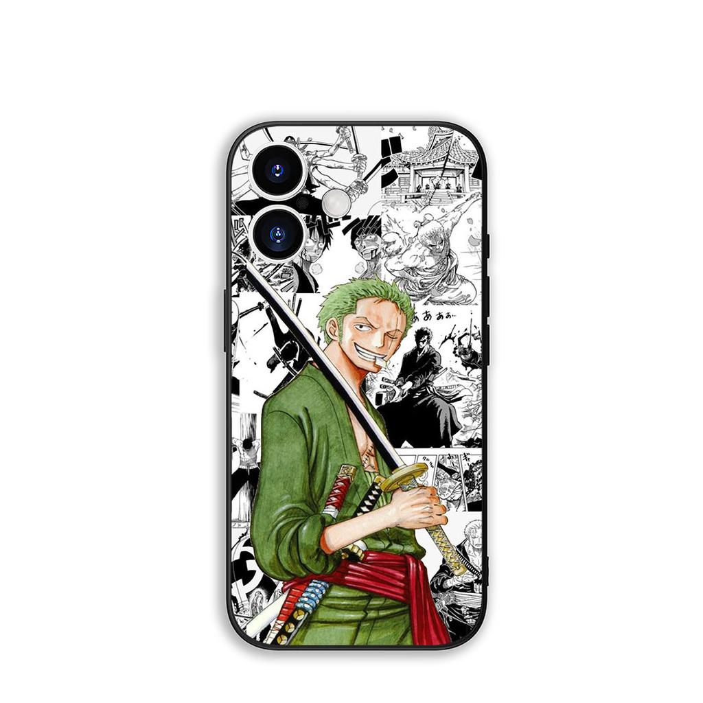 for OPPO A18 A16 A17 A38 A54 A40 A60 A80 A78 A79 A57 A55 A96 A15 A12 a53 Phone Cover Case ONE PIECE Roronoa Zoro Comics