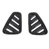 1Pair Dashboard Air Outlet Vent Cover Carbon Fiber Pattern Dashboard Side Air Vent Cover Replacement for Benz A‑Class