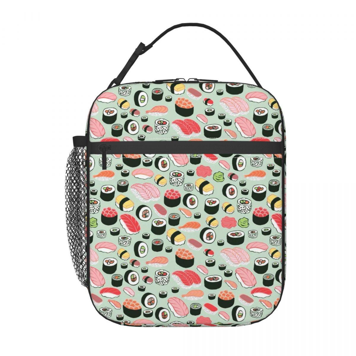 

Rice Nori Sushi Oni Onigiri Ball Insulated Lunch Bag for Women Cooler Thermal Food Box Tote Portable Lunch Boxes Container One Size