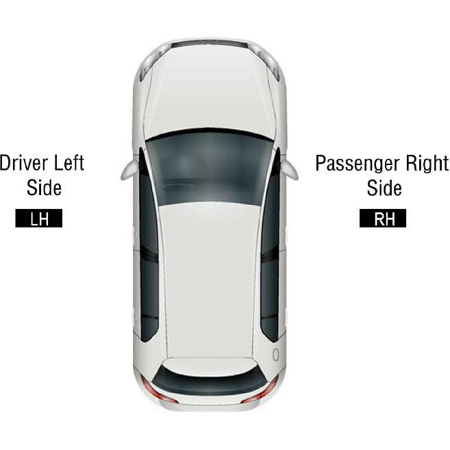 NEYASU Mirror Glass Driver Left Side fit for 2007 2008 2009 Saturn Aura 2008 2009 2011 2012 Chevy Malibu LS LT Flat Glass Replacement with Adhesives
