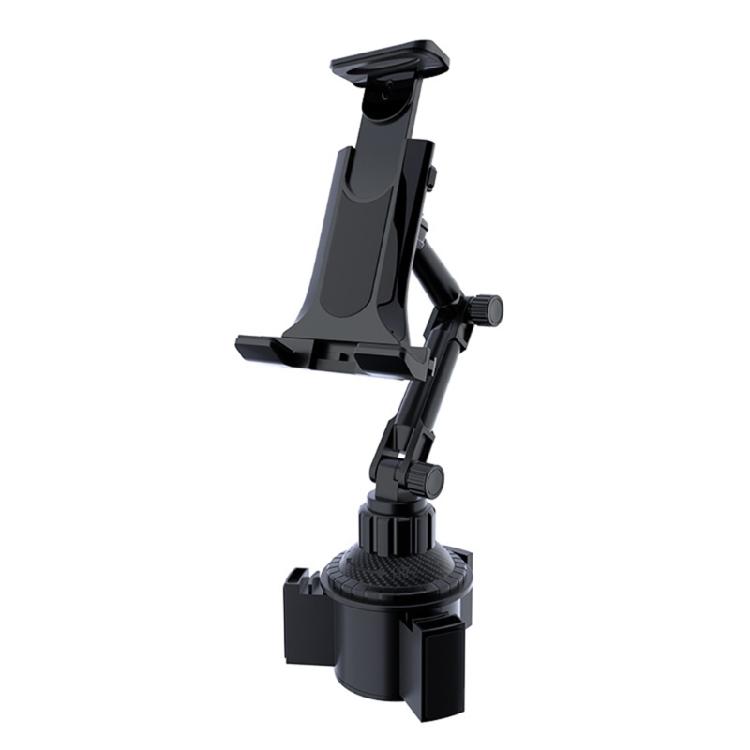 

Adjustable Car Cupholder Tablets Stand for Tablets and Phones 4-12.9inch Devices 1
