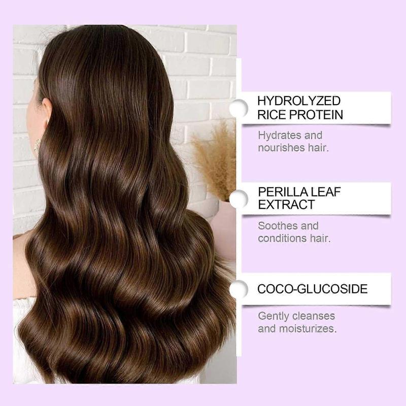 Hair styling mousse nourishes and caresses hair refreshing, clean, fluffy and lightweight hair styling