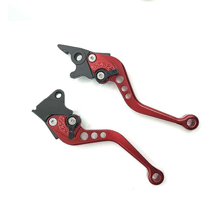 2 Pcs Alloy Motorcycle Brake Handle Motorbike Modification CNC Motorcycle Clutch Drum Brake Lever Handle Motorcycle