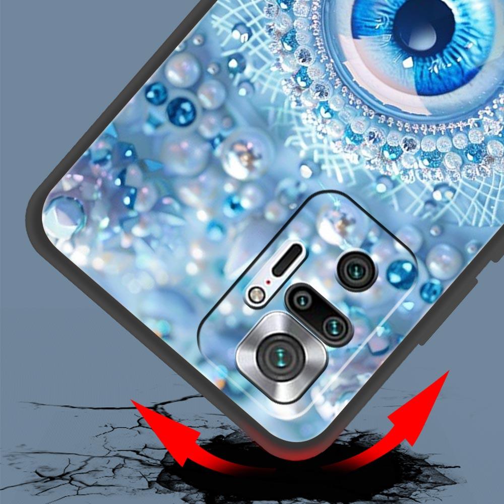 Fashion Eyelashes Eyes Phone Case Cover for Redmi 14C 10C Note 15 14 13 12 10 11 K40 Pro Plus 5G Shockproof Soft TPU Shell Bags