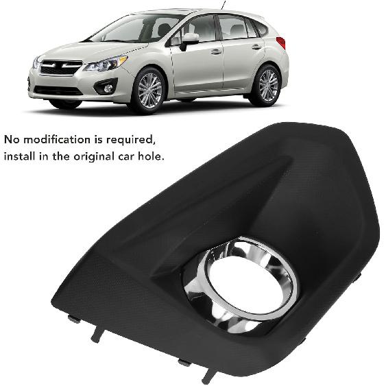 Replacement Fog Light Lamp Bezel Cover, Left Right Fog Lamp Bezel Front Bumper Fog Light Cover Fog Light Bezel Replacement for Impreza Sedan and