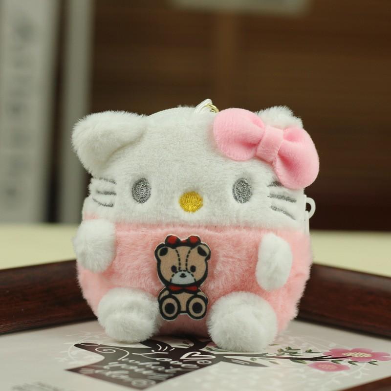 Hello Kitty Plush Keychain With Metal Clasp And Gift For Collectors