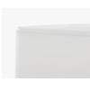 miflame Frosted Divided Mask and Vanity Organizer with Lid