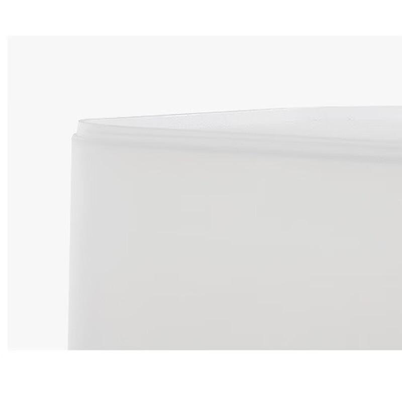 miflame Frosted Divided Mask and Vanity Organizer with Lid