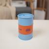 Chemistry Oil Drum Model Iron Mini Oil Drum Model War Games Scene Model Storage Box Desktop Decoration Car Model for Boys Gifts