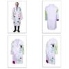 Set costum de om de știință nebun de Halloween cu material din poliester pentru copii și adulți