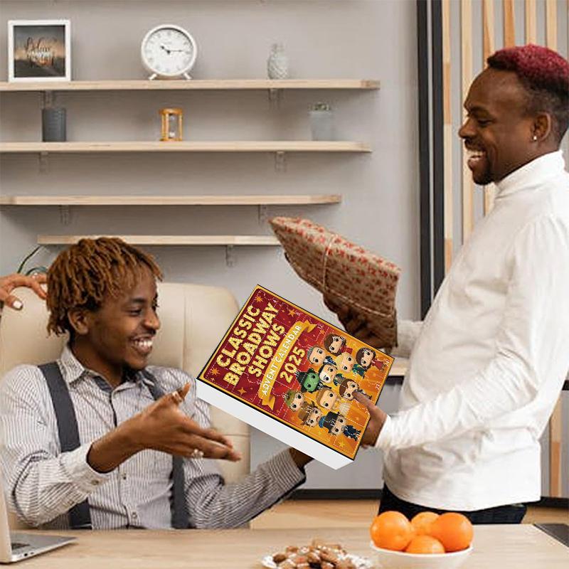 Classic Broadway Shows Advent Calendar 2025, 24 Days Countdown Calendar With Iconic Musical Character Collectibles