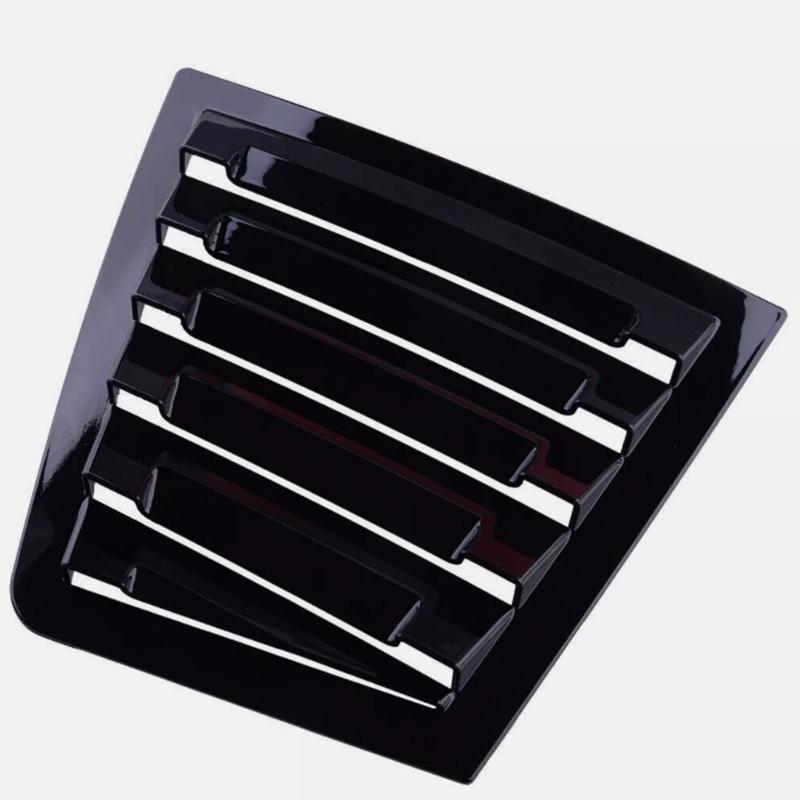 2x Glossy Black Side Vent Window Scoop Louver Trim For Chevrolet Cruze 2010-2015