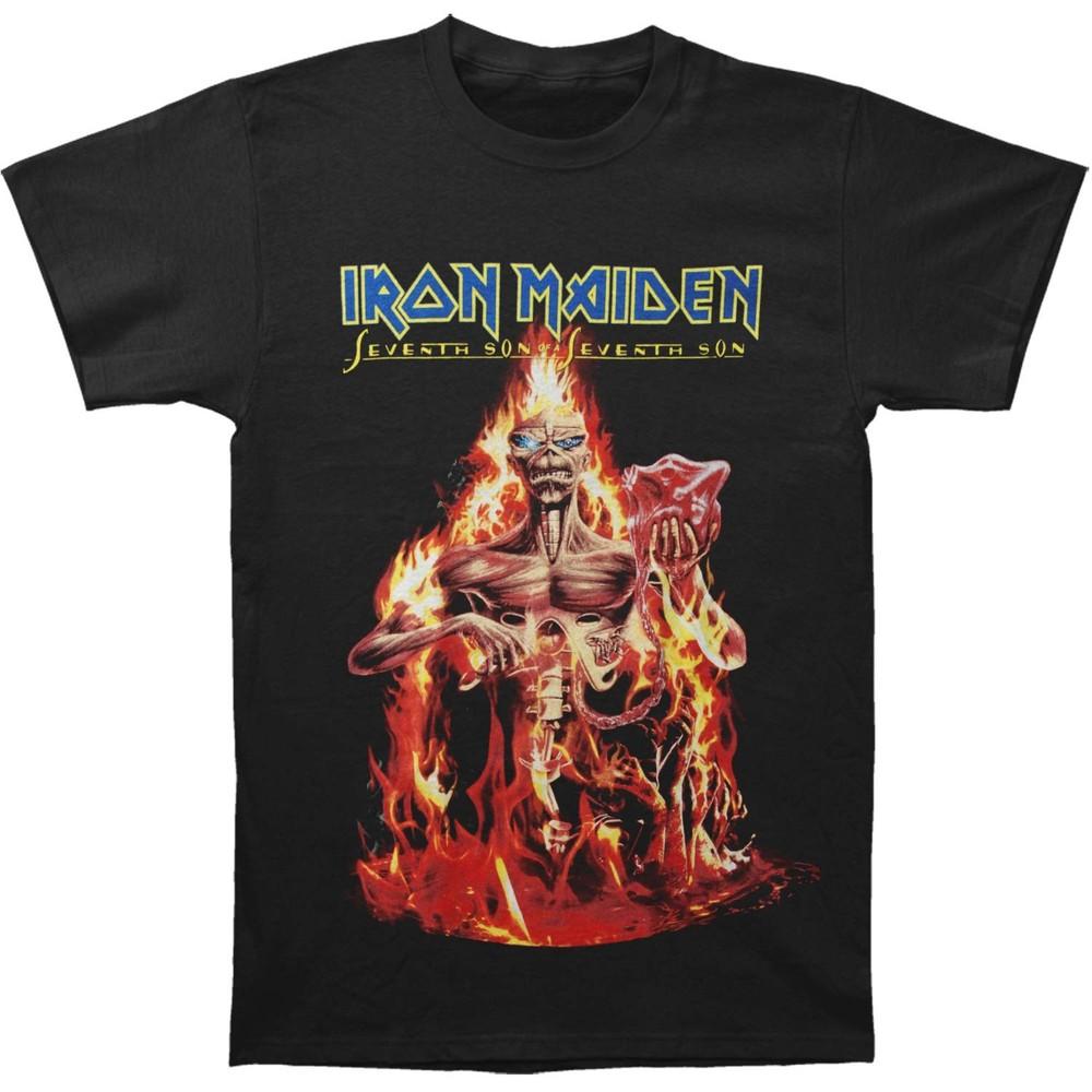 

Мужская футболка Iron Maiden Seventh Son Черная XL