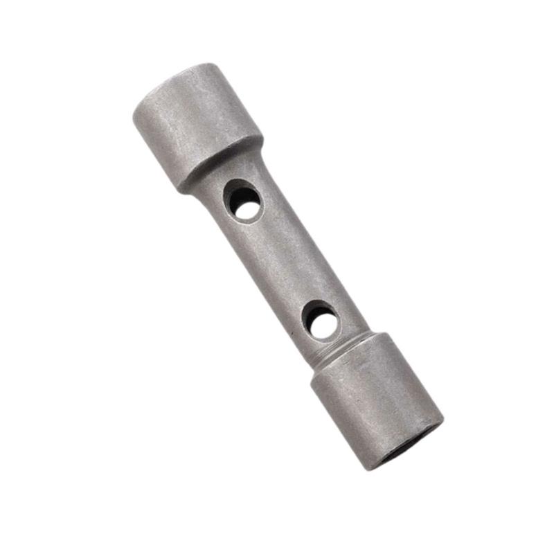 2Pcs 16Mm 18Mm Double Headed Steel Ignition Spark Socket Wrench Three Jaw Wrench for Car Maintenance Disassembly