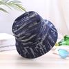 Autumn Old Cowboy Hat Children Can Wear Double-sided Bucket Hat Casual Versatile Bucket Hat Showing Small Holes In the Face Basin Hat