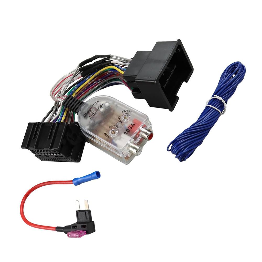 For 2010-2017 Chevy GMC Factory Radio Add Amp Subwoofer Amplifier Wire Harness