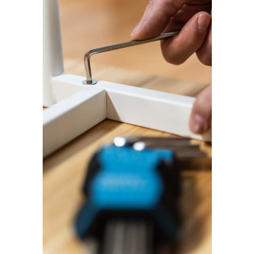 Hazet 2105LG/9H Hex Key Set, 9-Piece L-Wrench Set with Ball Point, for Working In Tight Spaces, Nickel-Plated Finish, Includes Storage Case, Automotiv