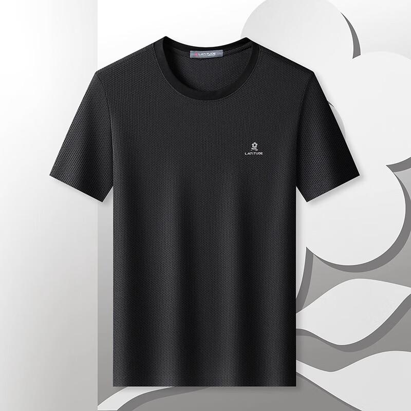 MONTAGUT Men s Mesh Breathable Short Sleeve T-Shirt L