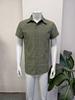 2025 Men's Plus Size Loose Cotton Linen Short-sleeve Solid Beach Shirt