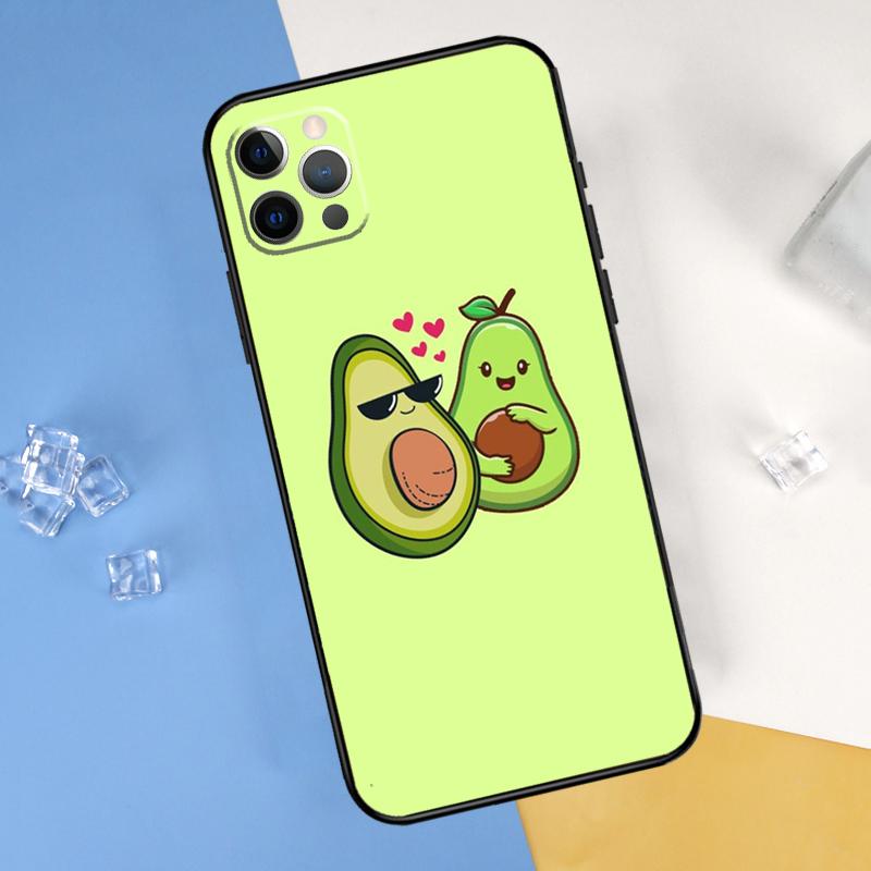 Funny Floral Avocado Unicorn Phone Case For iPhone 15 Pro 16 Pro 11 13 14 Pro Max 12 Mini XR 16 15 Plus 16e Cover Shell