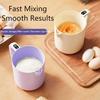2 In 1 Electric Egg Beater Multi-Function Cordless Handheld Mixer Filter 1L Rice Washing Bowl Automatic Stirrer For Milk Liquid
