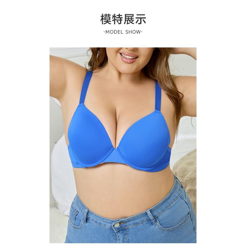 Plus Size Women S Push Up Support Adjusting Underwire Bra