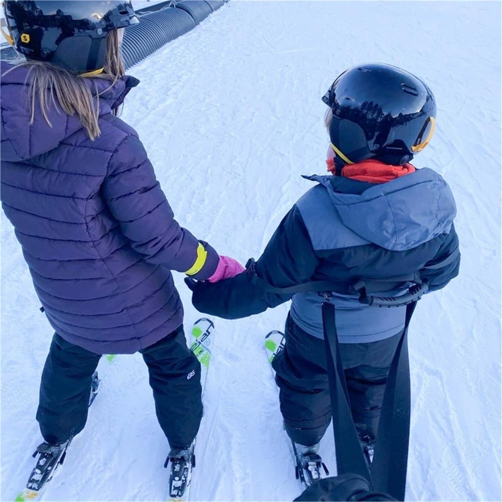 Protective Skiing Training Belt–Outdoor Safety with Chest, Back Support, and -Fall Traction Rope, Ski Training Safety Equipment