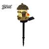 Weather Resistant Lawn Lights Solar Garden Stake Light Waterproof Christmas Outdoor LED Lamp with Warm Landscape Lighting Glow Decorative for Patio
