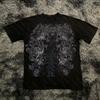 Classic Y2K Gothic Style Tshirt Print Oversized T Shirt High Street Shirts Gothic Round Neck Cotton Tops New Unisexs Women T Shirt