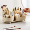 Support de Rangement Cosmétique avec Base Rotative et Compartiments Divisés pour Boîte de Rangement Cosmétique, pour Rouge à Lèvres, Boîte de Rangement pour Soins de la Peau