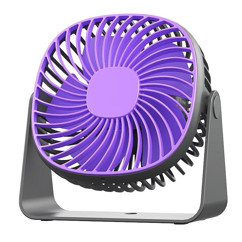 Compact USB Desk & Wall-Mounted Air Circulation Fan