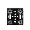 Parti per stampante 3D Set piastra V-Gantry Openbuild Speciale piastra scorrevole Puleggia per stampante 3D Profili in alluminio con scanalatura a V 2020 Ruote