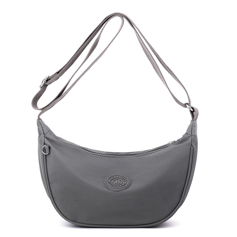 Lightweight Large Capacity Hobo Bag Nylon Water-Repellent Shoulder Bag Women's Crossbody Bag