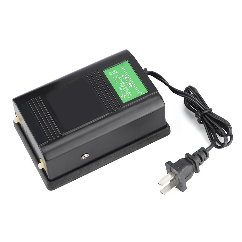 -780 5W Fish Aeration Increase Oxygen Pump Aquarium Double Hole Volume