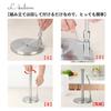 L-kulam Kitchen Paper Holder, Stylish Stainless Steel Kitchen Goods, Stable Tower Type for Easy Use, No Holes Needed, Designed for More Than Just Pape