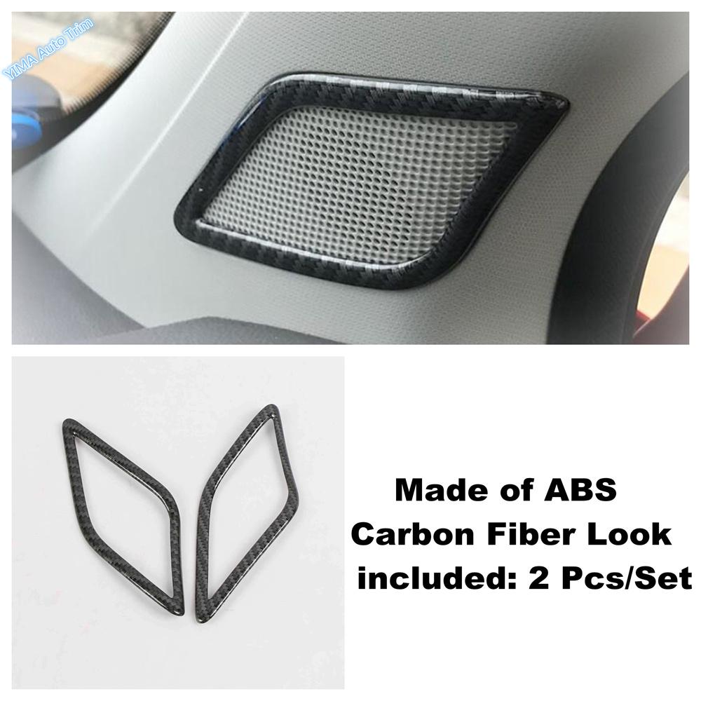 Car Covers Speaker Sound Ring Trim ABS Accessories Interior Styling Decoration Parts Moulding Auto Fit For MG ZS EV 2018 -
