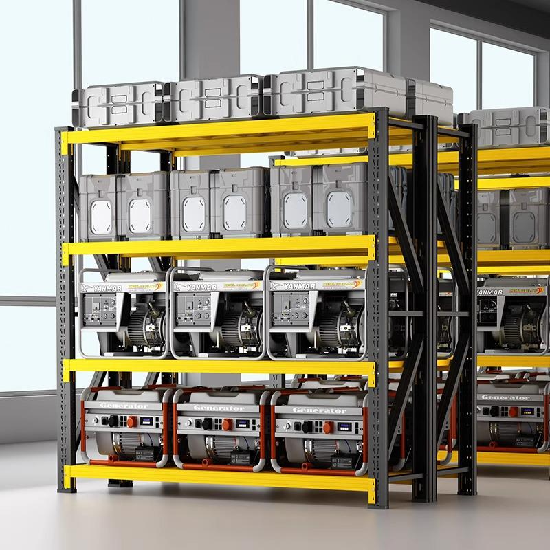 Heavy-Duty Multi-Layer Storage Racks for Commercial and Garage Use