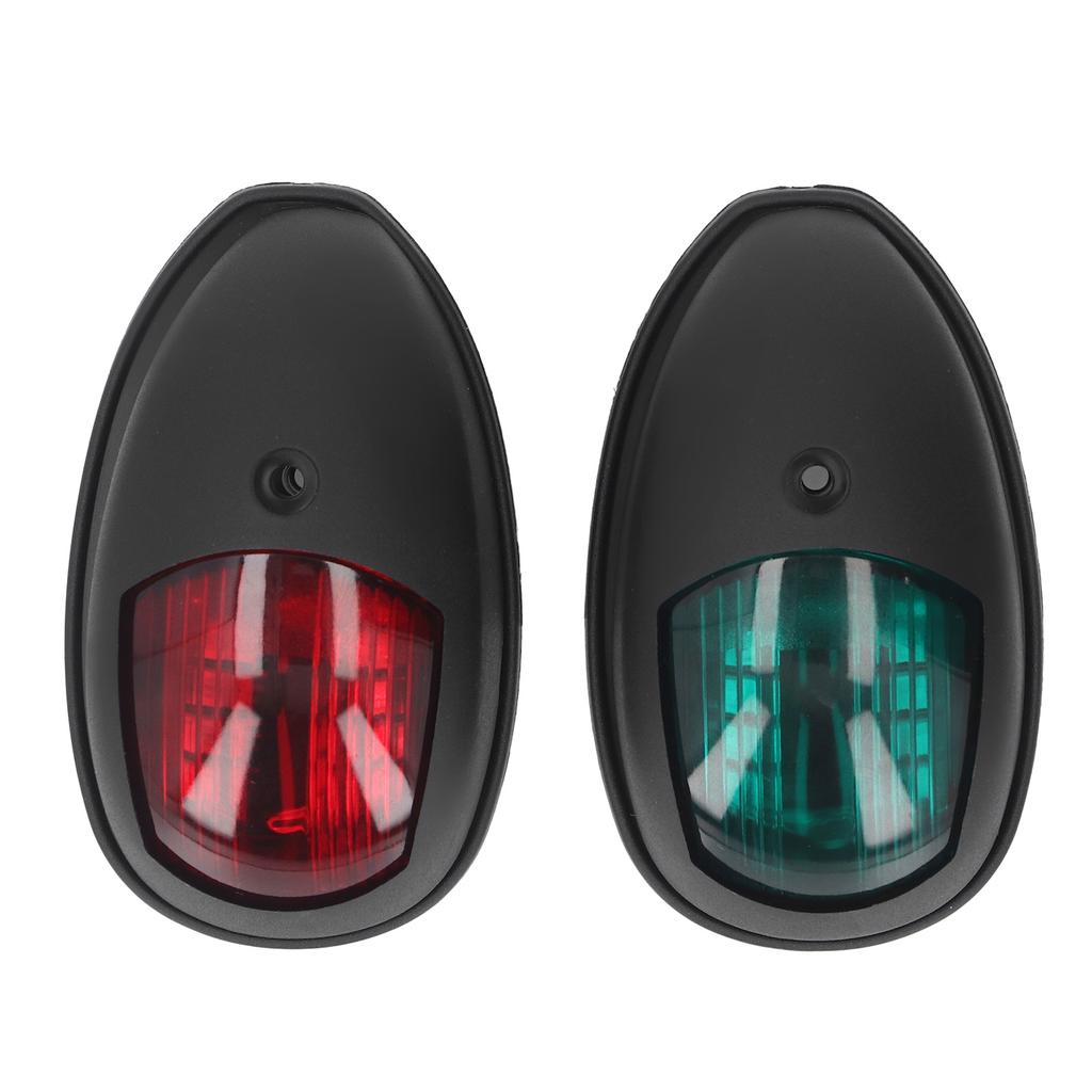 2 Pcs LED Boat Navigation Light Green   Red Port 1NM Visibility IP66 Waterproof LED Boat Bow Lights  1224V